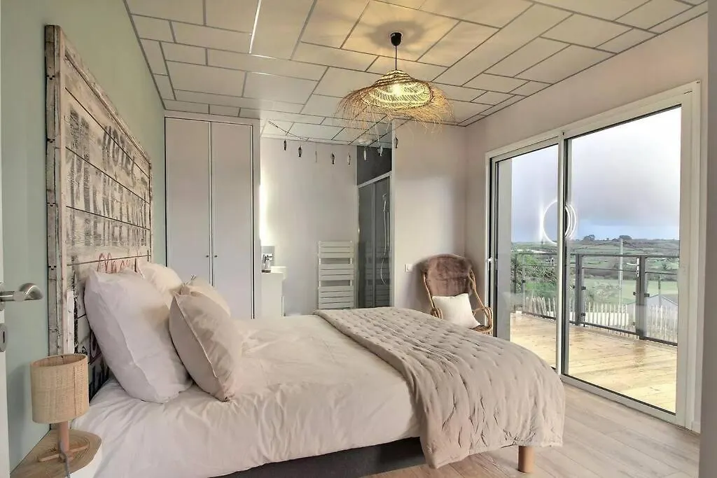La Villa De Pen Ar Menez Terre & Mer Avec Spa Plouider